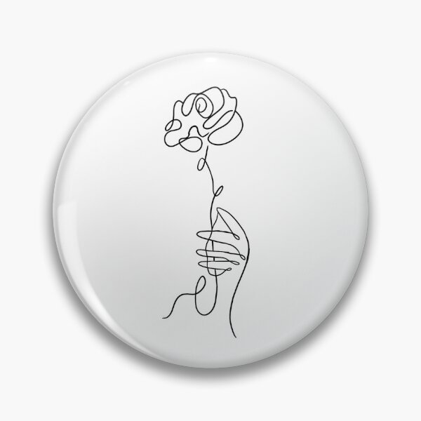 Item preview, Black rose outline  designed and sold by ouatisworld.