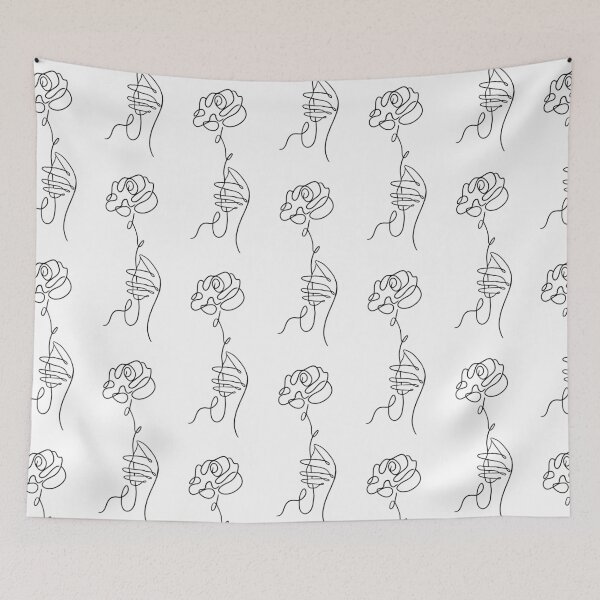 Item preview, Black rose outline  designed and sold by ouatisworld.
