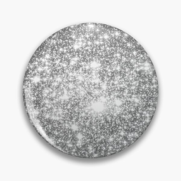 Item preview, Galaxy Sparkle Stars Silver Gray designed and sold by 2sweetsDesign.