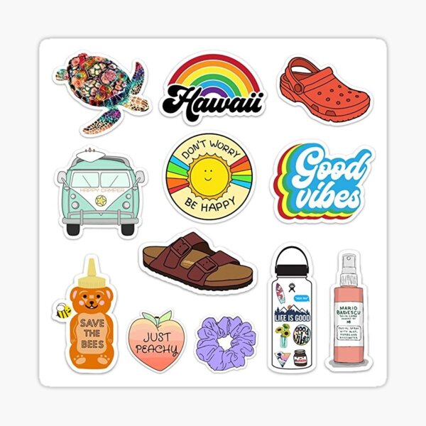 Item preview, summer vsco stiker pack designed and sold by Desilittlestore.