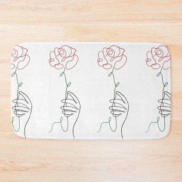 Item preview, Multi coloured rose outline  designed and sold by ouatisworld.