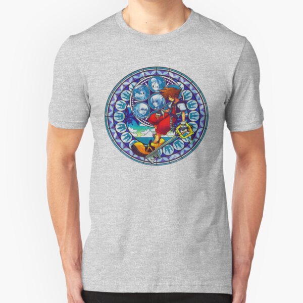 Kingdom Hearts - Sora's Station of Awakening Slim Fit T-Shirt