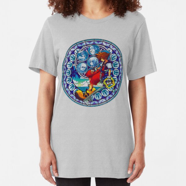 Kingdom Hearts - Sora's Station of Awakening Slim Fit T-Shirt