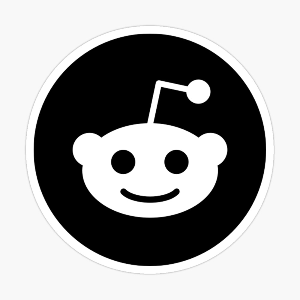 Premium Photo  Reddit logo in the shape of a skull