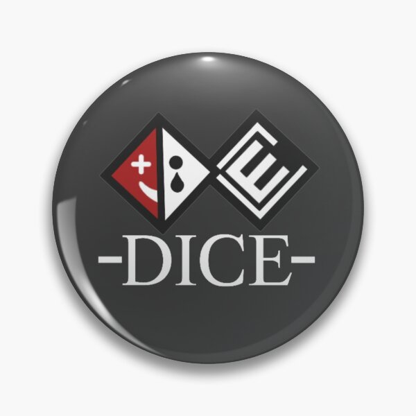 "Danganronpa Dice" Pin for Sale by SophieJsArt Redbubble