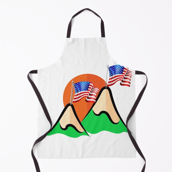 Item preview, American Flags on Top of Mountains designed and sold by Dream Wear.
