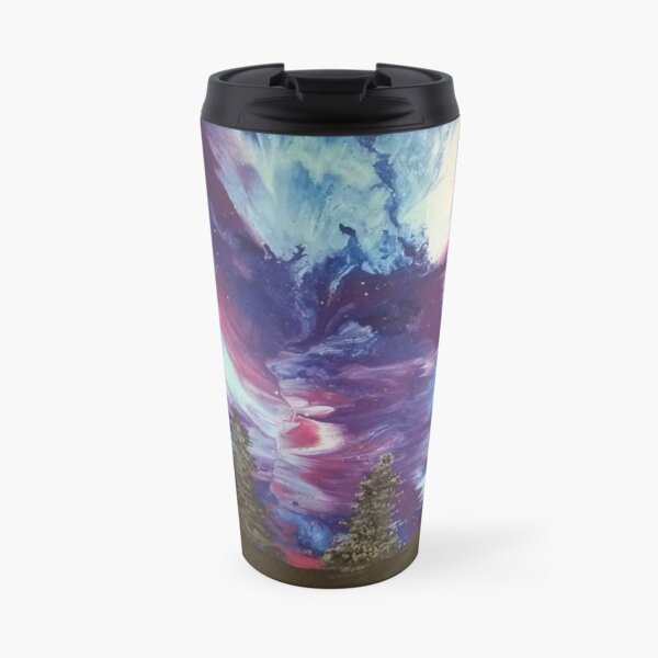Aurora Galaxy Painting Travel Mug