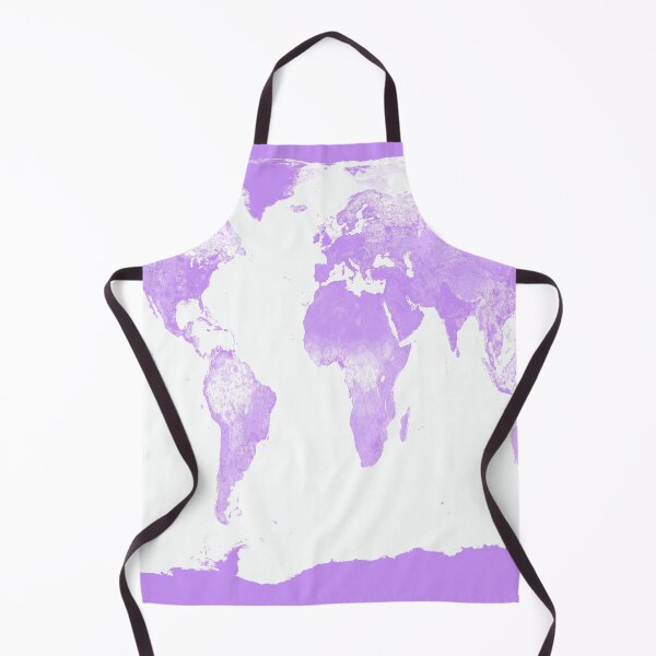 Item preview, World Map Lavender designed and sold by 2sweetsDesign.