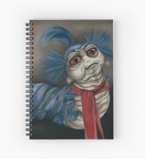 Labyrinth Worm - Oil Painting Spiral Notebook