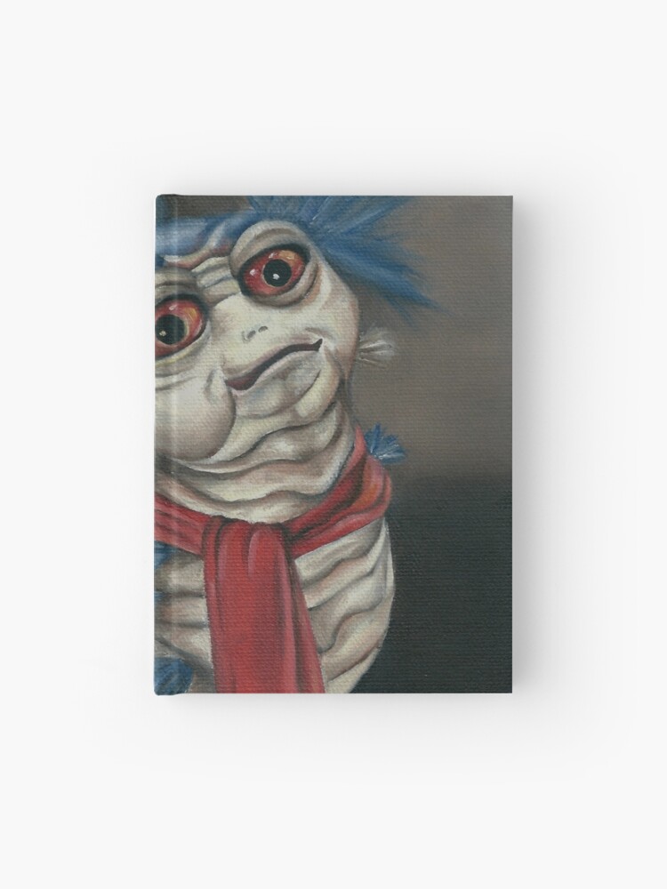 Labyrinth Worm - Oil Painting  Hardcover Journal for Sale by