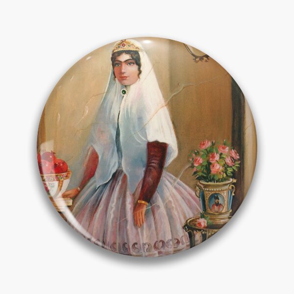 Item preview, Qajar Girl. Iranian painting by Shakiba  designed and sold by mazis.