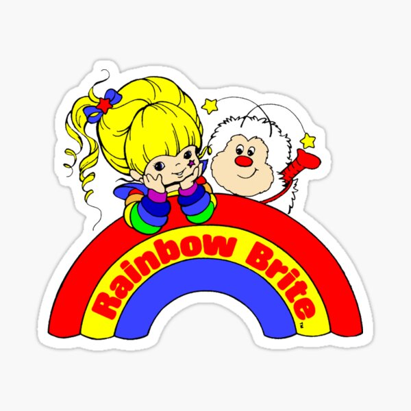 Rainbow Brite Stickers | Redbubble