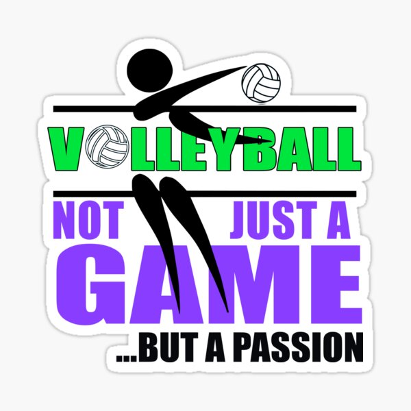 Item preview, Not Just a Game, But a Passion- Volleyball Gifts designed and sold by 3QuartersToday.
