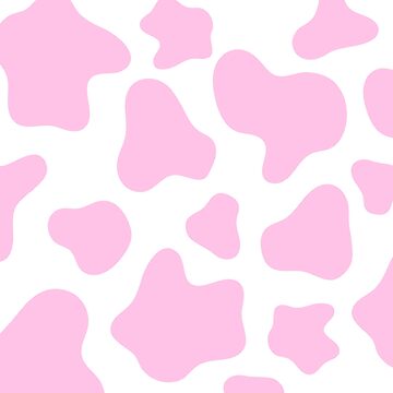 Strawberry Cow Print Light Pink Sticker for Sale by mmirandalaurenn