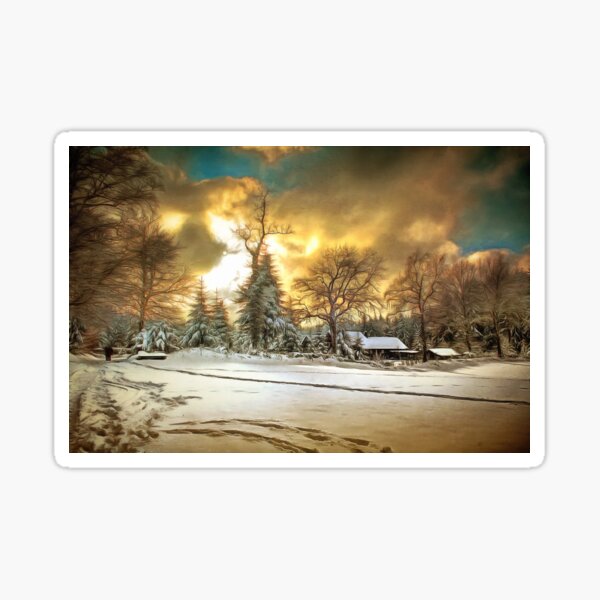 Winter Refuge Sticker