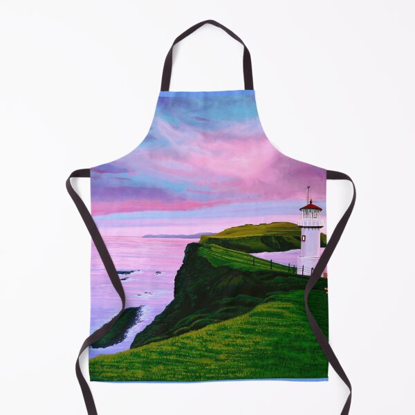 Item preview, Lighthouse at Mykines Faroe Islands Painting designed and sold by PaulMeijering.