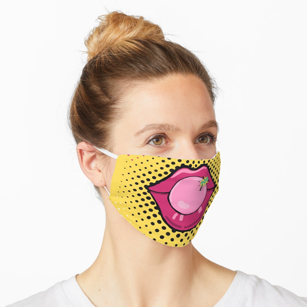 PopArt Bubble Gum Mask