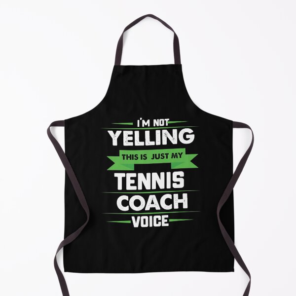 Item preview, I'm Not Yelling This Is Just My Tennis Coach Voice designed and sold by Orange Pieces.