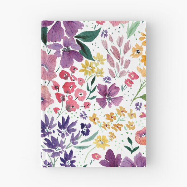 Artikelvorschau, Lose glückliche Aquarell-Blumen entworfen und verkauft von Dani Reber.