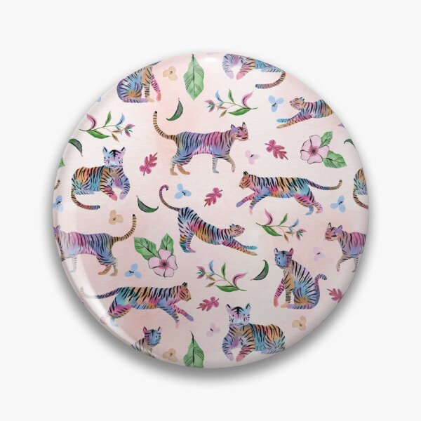 Item preview, Funky Fresh Tiger Pattern designed and sold by Dani Reber.