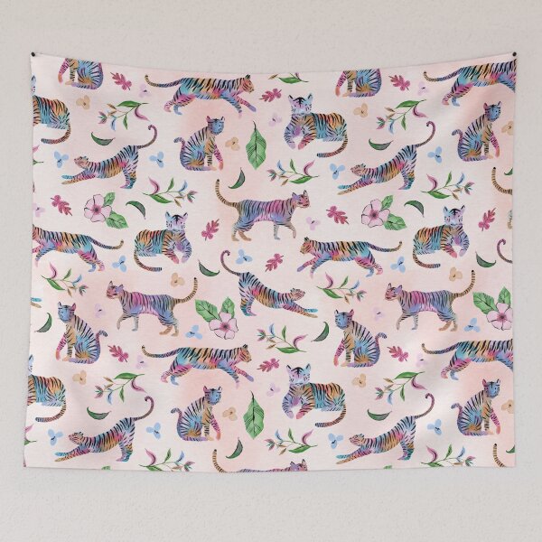 Item preview, Funky Fresh Tiger Pattern designed and sold by Dani Reber.