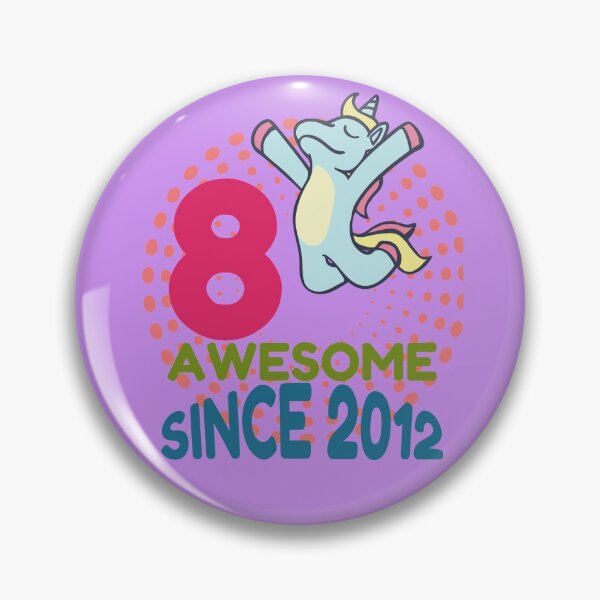 Item preview, 8 Years Old Birthday Unicorn shirt designed and sold by wijit.