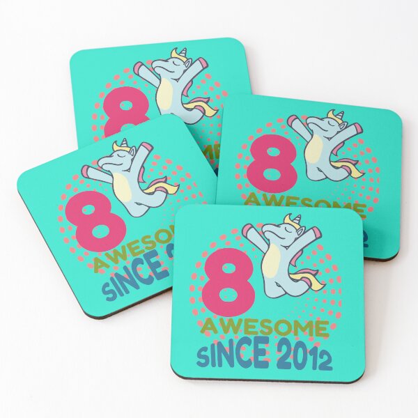 Item preview, 8 Years Old Birthday Unicorn shirt designed and sold by wijit.