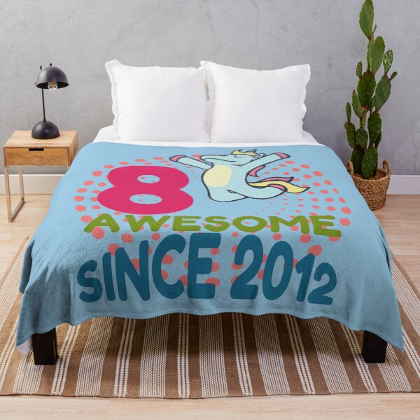 Item preview, 8 Years Old Birthday Unicorn shirt designed and sold by wijit.
