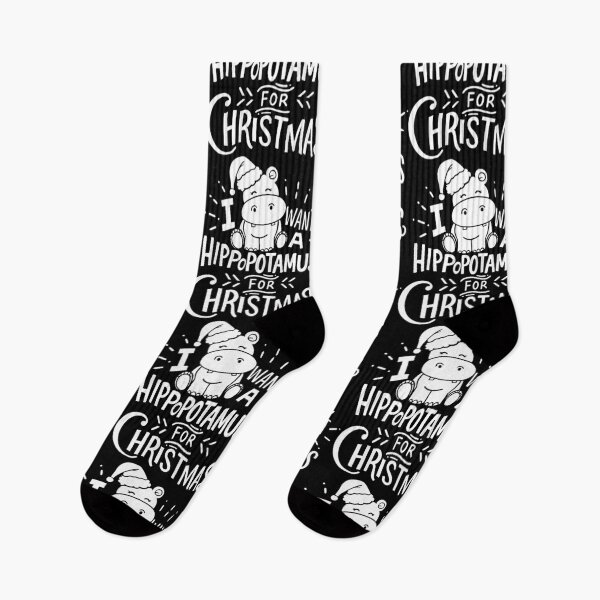 Item preview, I Want Hippopotamus For Christmas Hippo Xmas Gift designed and sold by haselshirt.