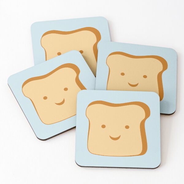 Item preview,  Happy Toast (Blue Background) designed and sold by elrathia.