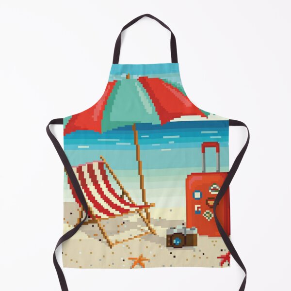 Item preview, Pixelated Escape Beach designed and sold by HopeDetour.