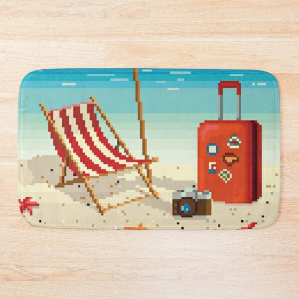 Item preview, Pixelated Escape Beach designed and sold by HopeDetour.