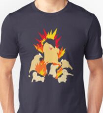 Cyndaquil - Quilava - Typhlosion Unisex T-Shirt
