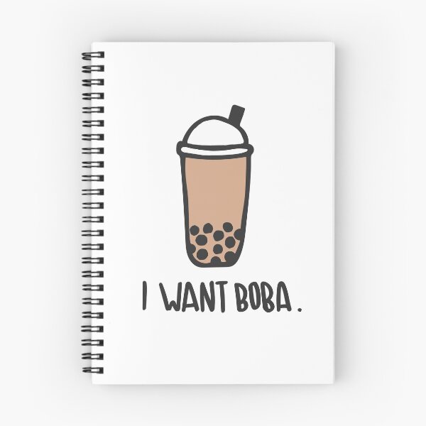 Item preview, I want boba design designed and sold by letterwithviv.