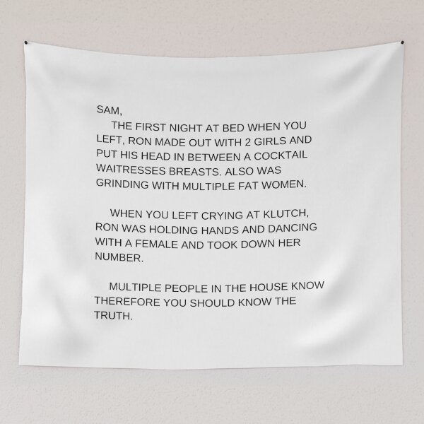 Item preview, Anonymous Letter to Sammi Jersey Shore designed and sold by daythuh.