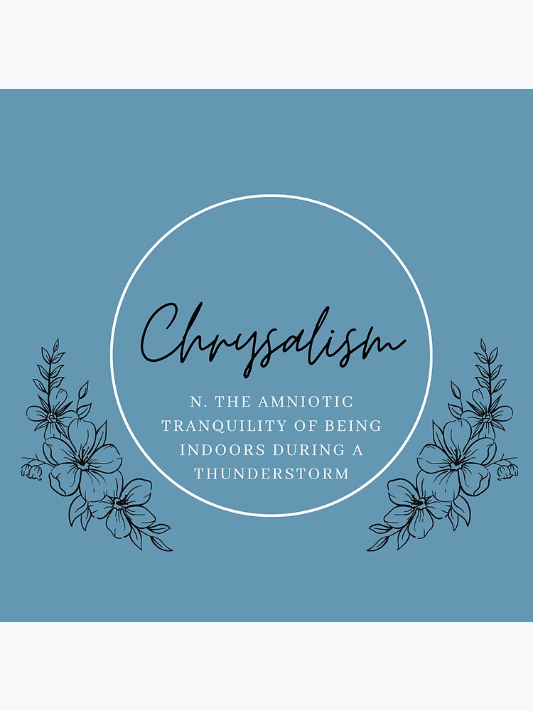 "Unexplained Feelings Chrysalism" Sticker for Sale by moonstonearies