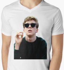 Colored Brian Breakfast Club Men's V-Neck T-Shirt