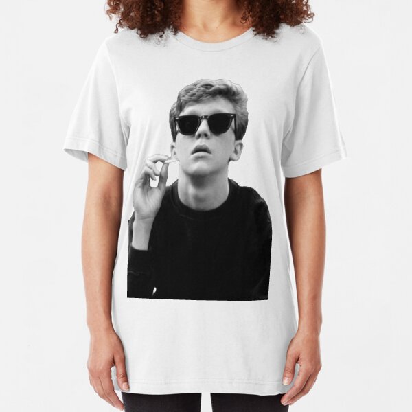 Black and White Brian Breakfast Club Slim Fit T-Shirt