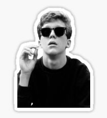 Black and White Brian Breakfast Club Sticker