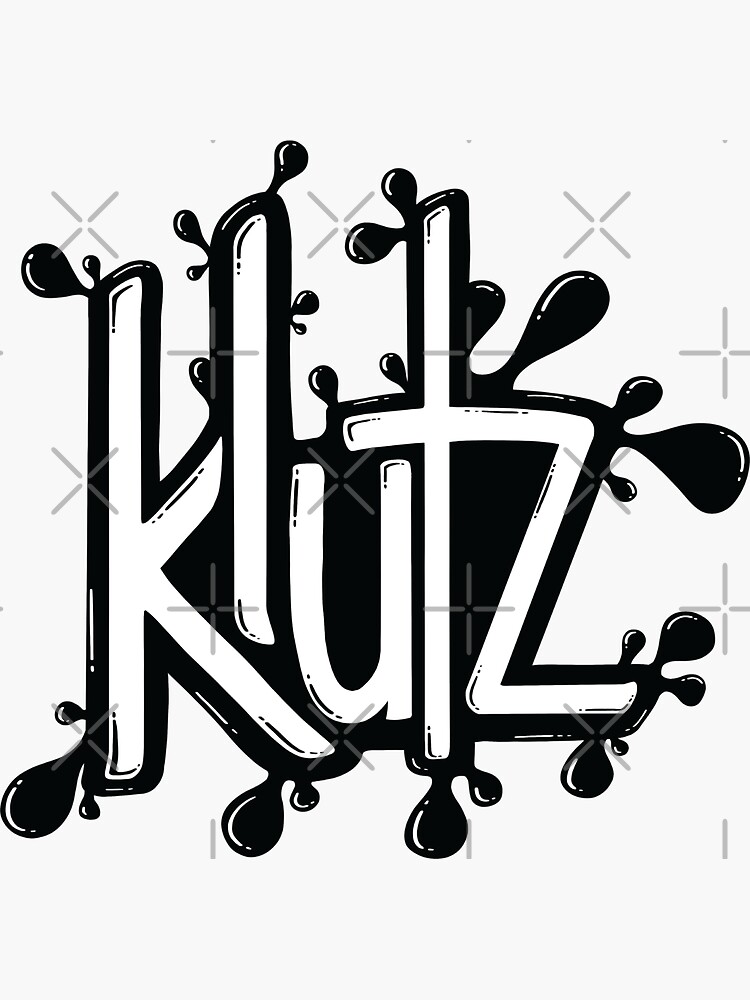 "Klutz" Sticker for Sale by maijimenez Redbubble