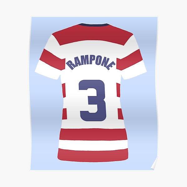 Sam Mewis Red USWNT Jersey Poster for Sale by mappsart