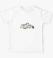 Movie Night for Penguins Kids Tee