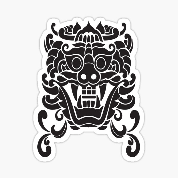 Artikel-Vorschau von Koreanisches traditionelles Drachengesicht, designt und verkauft von familygiftscent.