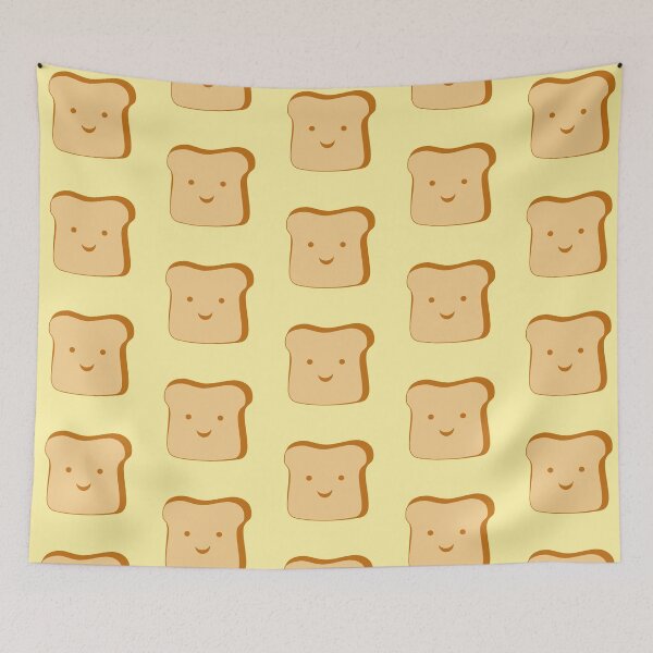 Item preview, Happy Toast (Yellow Background) designed and sold by elrathia.