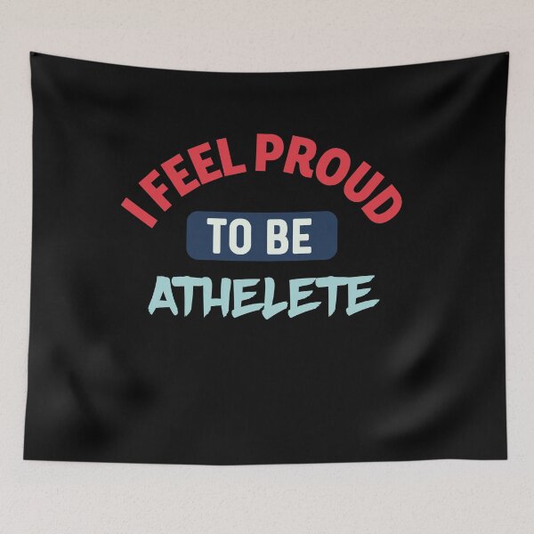Item preview, I feel Proud to be athlete retro designed and sold by bumperapparels.