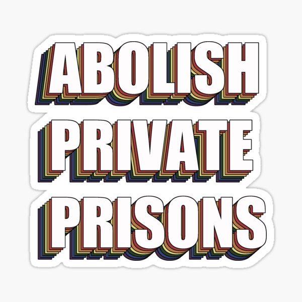 Vista previa del artículo con la obra «Abolición de las cárceles privadas Arcoiris», diseñado y vendido por alyssal55.