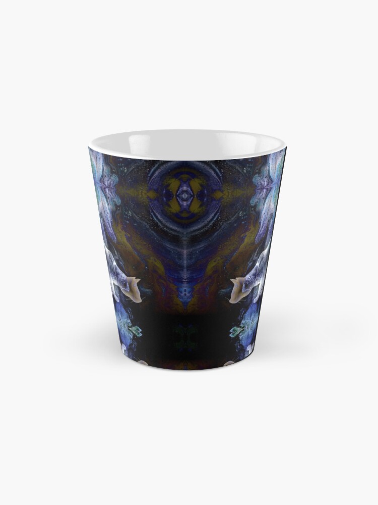 Alternate view of Curiosity: cat being curious Mug