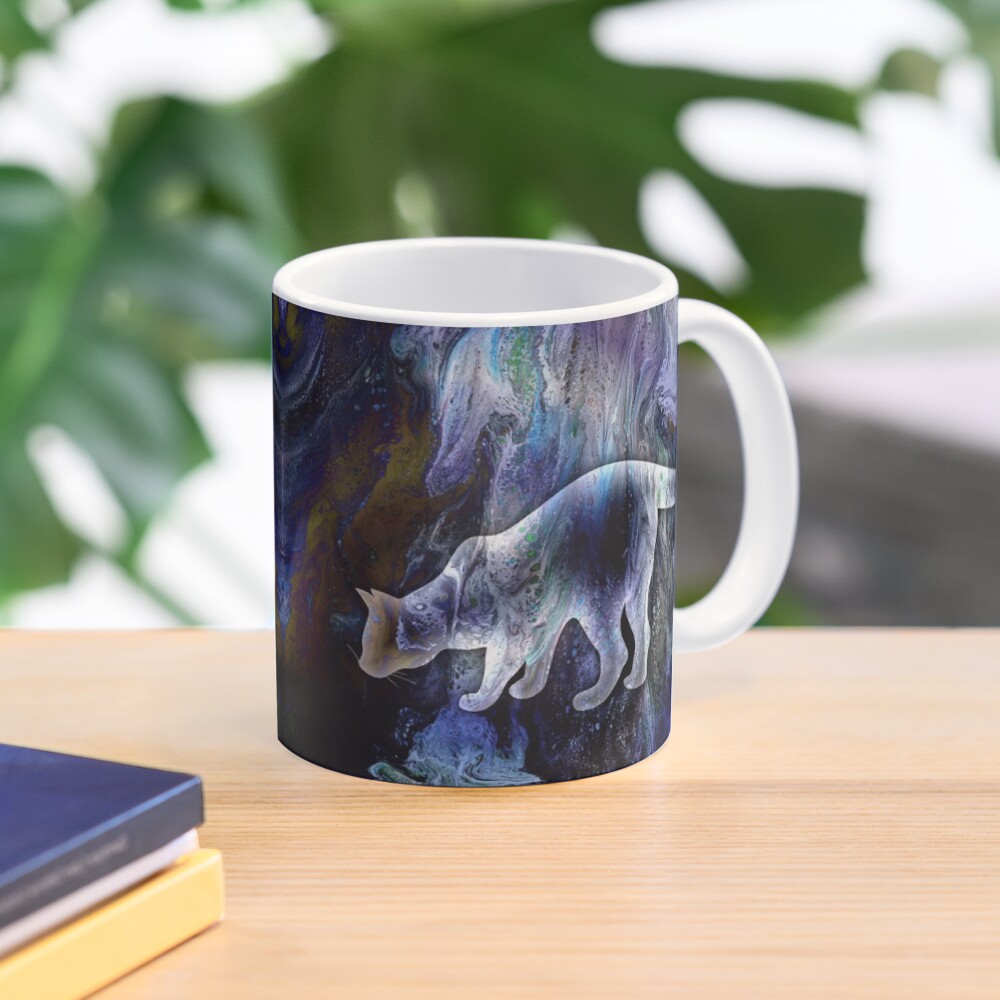 Curiosity: cat being curious Mug