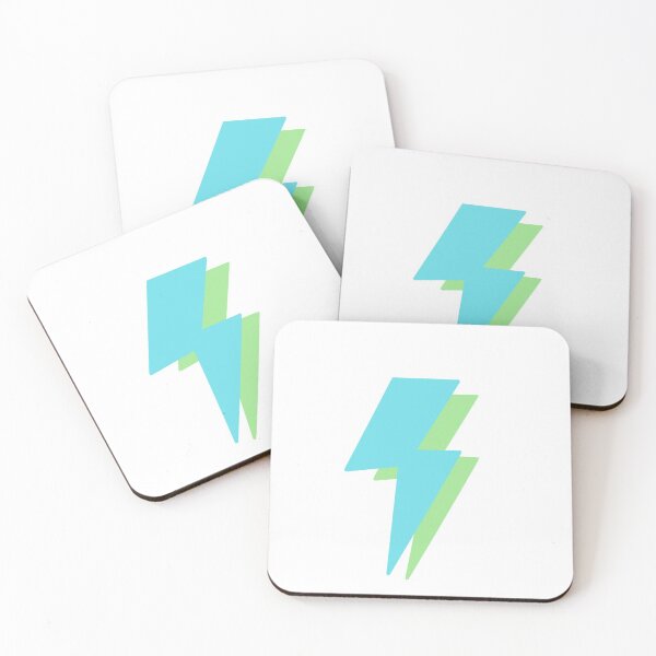 Item preview, blue and green lightning bolt  designed and sold by lizzie-simmons.