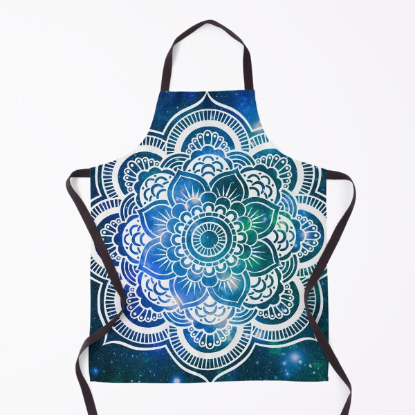 Item preview, Galaxy Mandala Green Blue designed and sold by 2sweetsDesign.